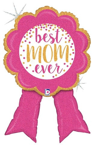 Party Balloon Glittering Mom Ribbon Foil Balloon