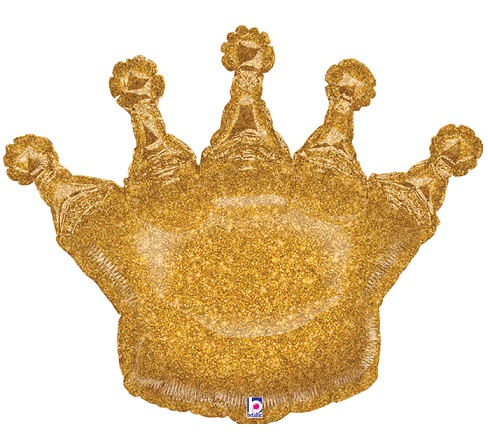 Glittering Crown Foil Balloon