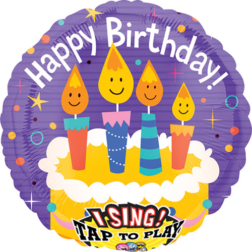 Party Balloons Singing Birthday Candles P60