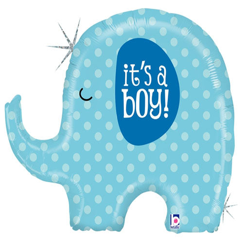 Party Balloon It's a Boy Elephant 32" Foil balloon 