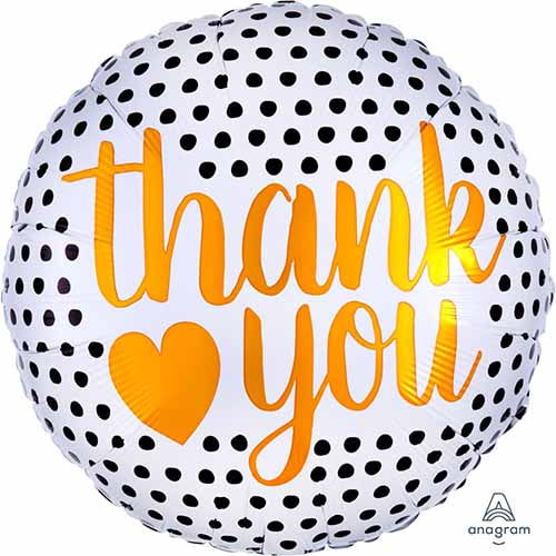 Party Balloon  Thank You Modern Dots 18" Foil balloon 