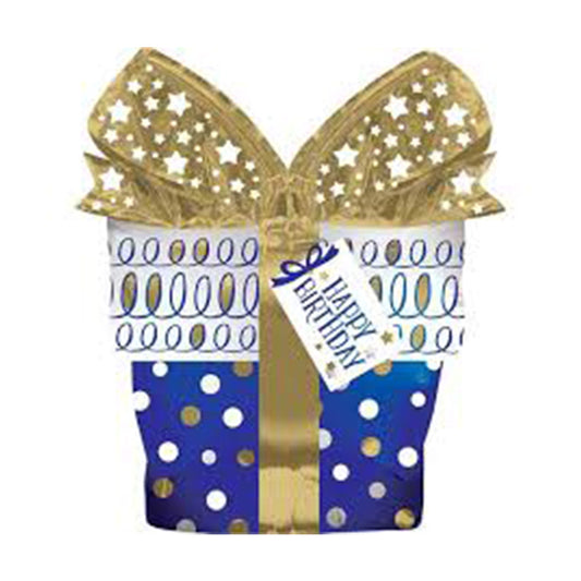 LARGE SHAPE BIRTHDAY GIFT FOIL BALLOON 28" 