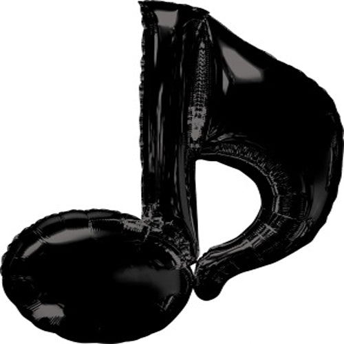 Party Balloon Black Helium Music Super Shape Balloon