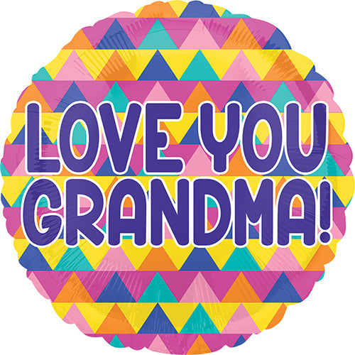 Party Balloon  Grandma Triangle  18" Foil Balloon 
