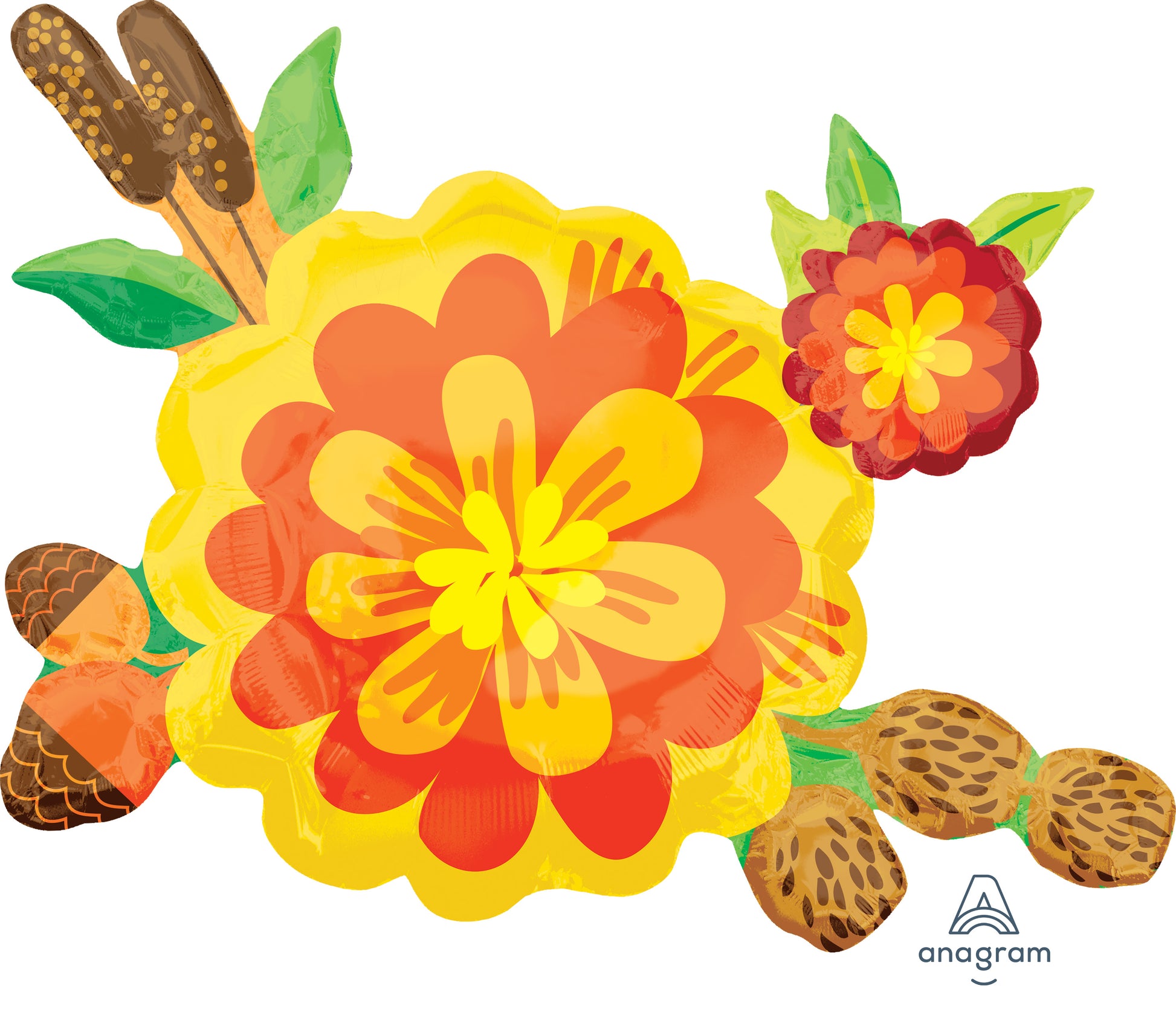 Jumbo Fall Cluster 34" Balloon