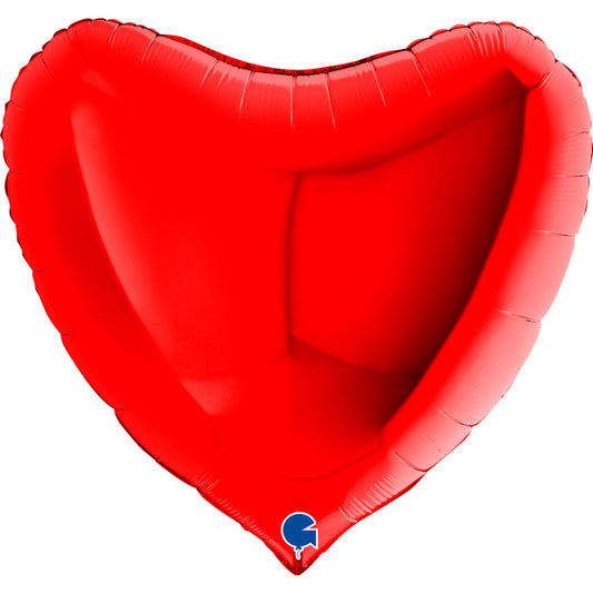 Red Heart 39"  Foil Balloon 