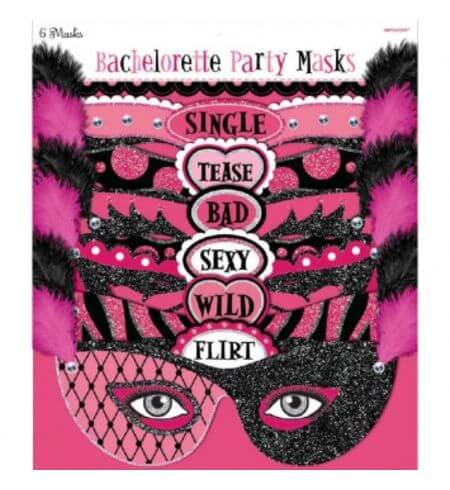 Party Balloon Bride Team Bachelorette Party Masks