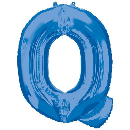40" Blue Letter (Q) Foil Balloon 