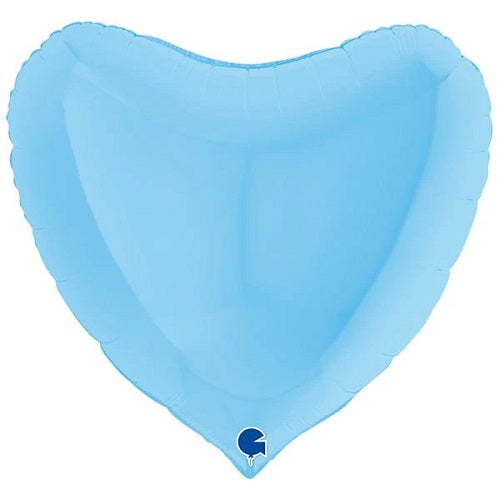 party Balloon 36" Matte blue Heart Foil balloon 