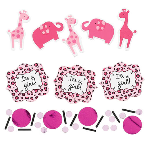 Party Balloon Pink Safari confetti