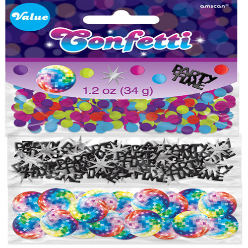 Party Balloon Confetti Decoration Pack Disco Fever