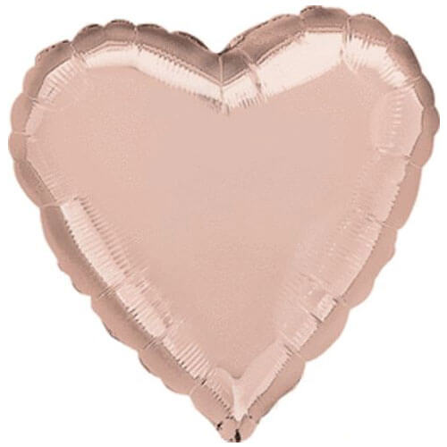 Party Balloon S40 18Hi Hx Rose Gold Decorator S15