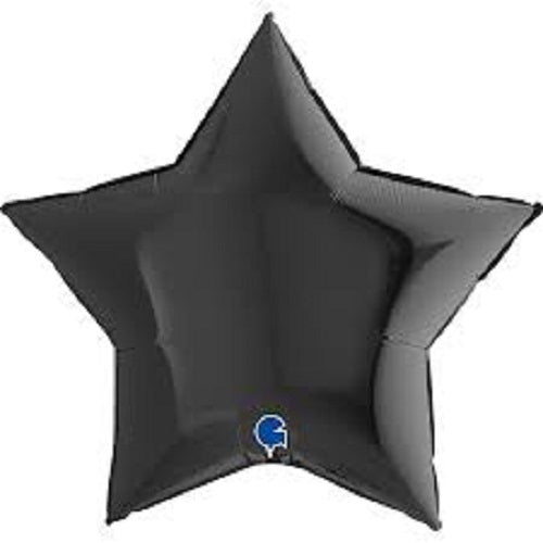 Party Balloon 36" Black Star Foil balloon 