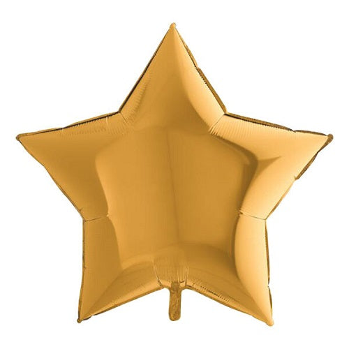 Party Balloon 36" Gold Star Foil Balloon 