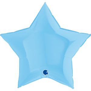 Party Balloon 36" Mattte Blue Star foil Balloon 