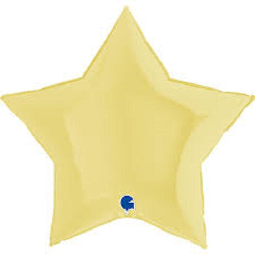 Party Balloon 36" Matte Yellow Foil Balloon 