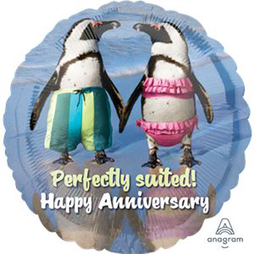 Balloons Party Celebrate Happy Anniversary Foil Balloon S60