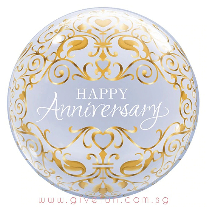 HAPPY ANNIVERSARY 22" FOIL BALLOONS 