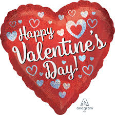 Happy Valentine Day 18" Red Heart 