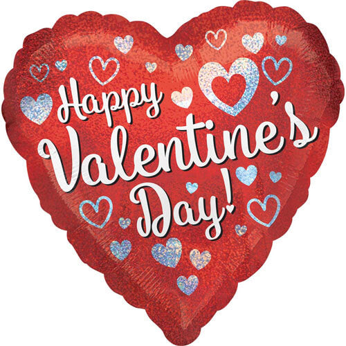 Party Balloons 18" Happy Valentine Day Shimmer Balloon S55