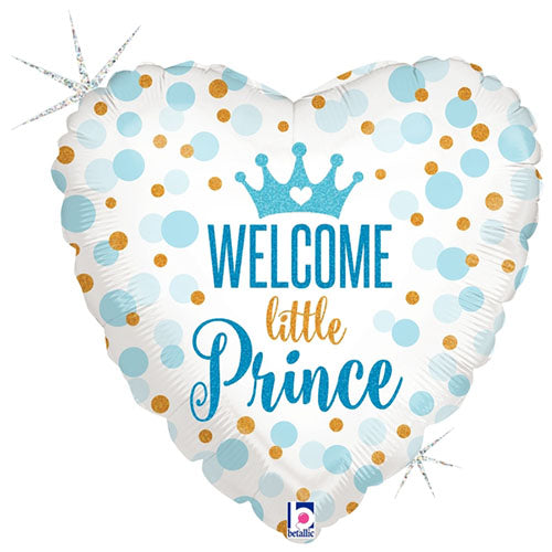 Party Balloon Gliter Baby Prince