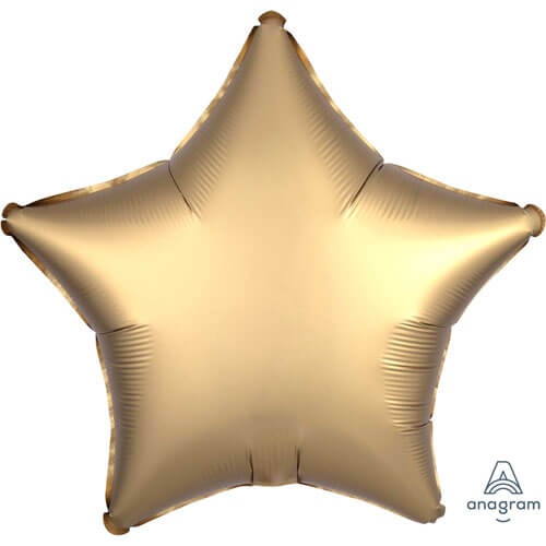 Party Balloon Star Shape Satin Luxe Gold Foil Balloon S18