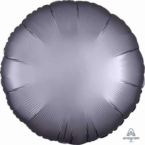 Party Balloons Satin Luxe Metallic Silver 18" Foil Balloon 