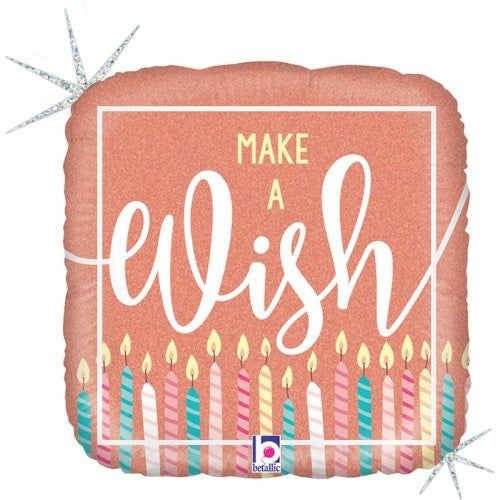 Make A Wish 18" Foil Balloon 