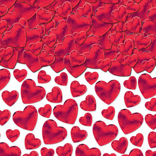 Party Balloon Metallic Heart - Red