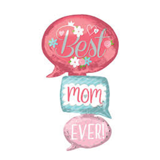 Party Balloon Multi-Balloon Best Mom Ever Bubbles