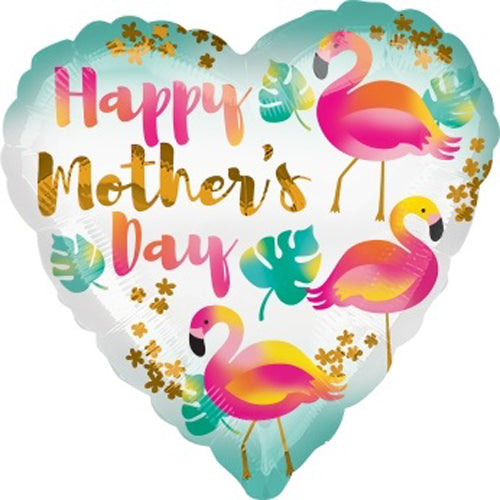 Party Balloon 18" Happy Mothers' Day Flamingoes 