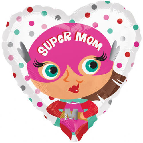 Party Balloon 18" Super Mom Balloon