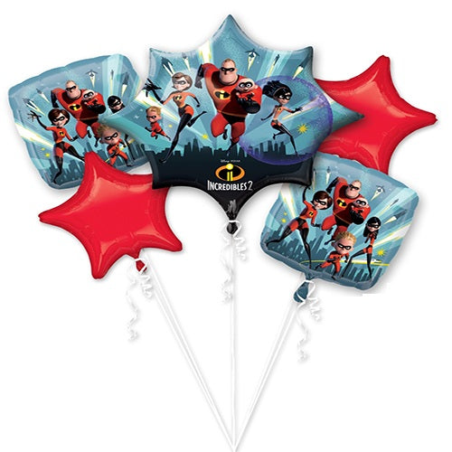 Balloons Party Celebrate Incredibles Balloons Bouquets P75