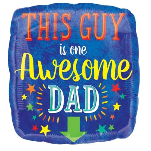 Party Balloon Party Balloon 18" Awesome Dad Foil Balloon S40