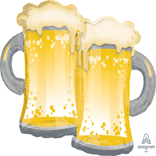 Balloons Party Celebrate Beer Mugs Foil Balloon P35