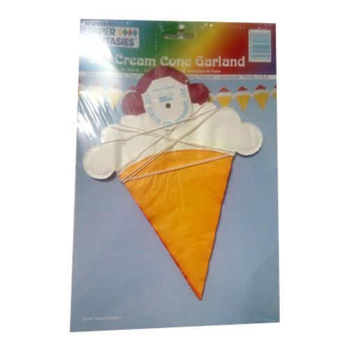 Party Balloon Ice Cream Cone Garland Honeycomb Decoration 360 Centimeter