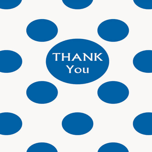 Party Balloon Royal Blue Dots 