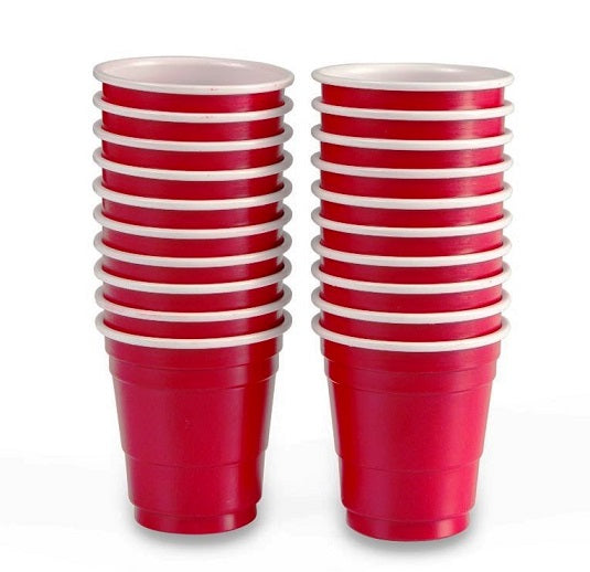Party Balloons 2Oz Red Shot Glasses 
