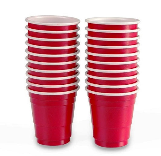 Party Balloons 2Oz Red Shot Glasses 