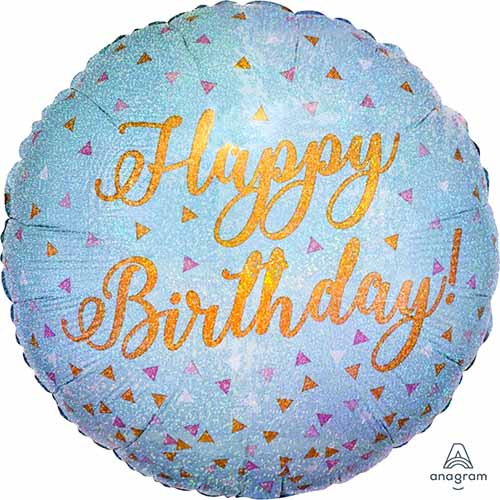 Party Balloons 18CI Holo Woo Hoo Birthday S55