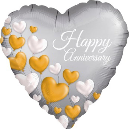 Balloons Party Celebrate Happy Anniversary Foil Balloon S40