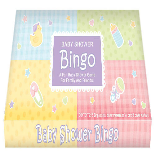 Party Balloons Celebrate Baby Party Bingo Game