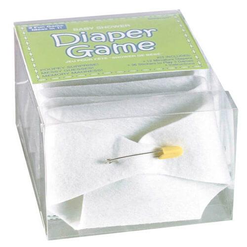 Party Balloons Diaper Decor Game Kit
