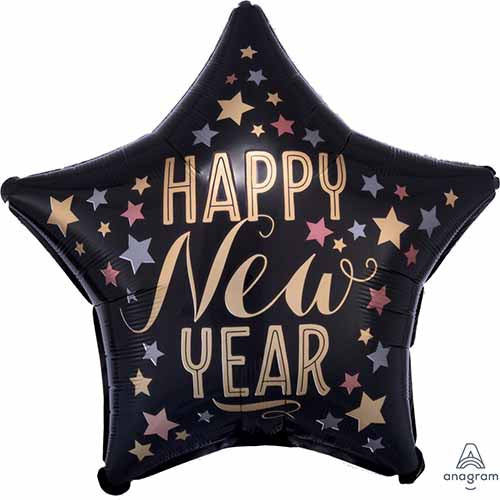 Party Balloons 19SI XL Satin New Year