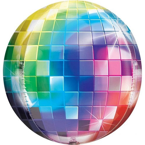 Party  balloon 15" Disco ORBZ foil Balloon 