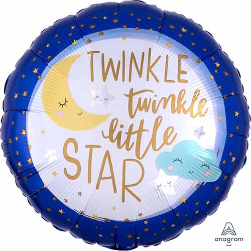 Party Balloons 18CI XL Twinkle Little Star S40