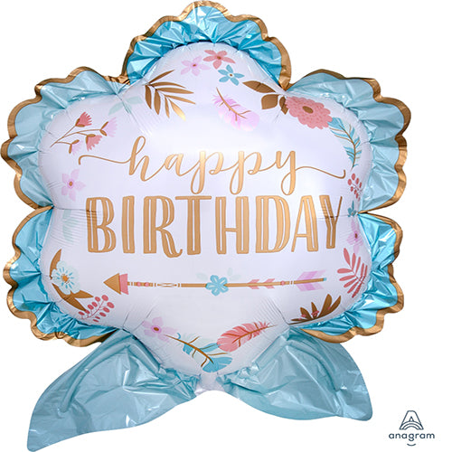 Party Balloons Large Shape  Birthday Girl 27" 