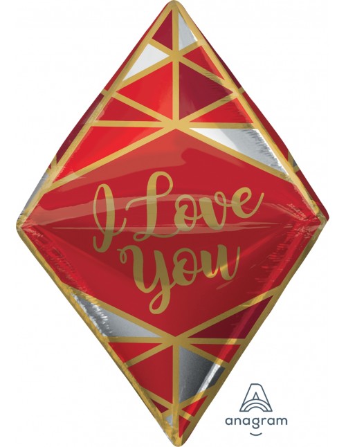 Love Lines Gem Balloon 25"