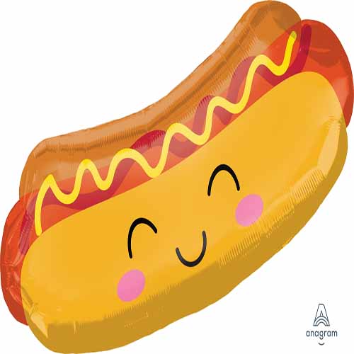Party Balloon LRG Shape XL Hot Dog P30
