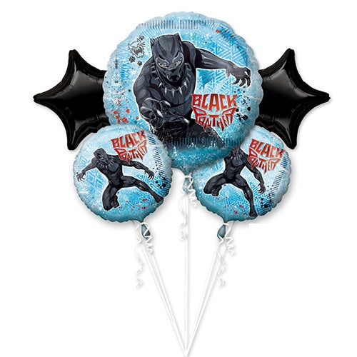 Balloons Party Celebrate Black Panther P75  Balloons Bunch